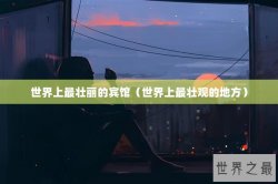 世界上最壮丽的宾馆（世界上最壮观的地方）