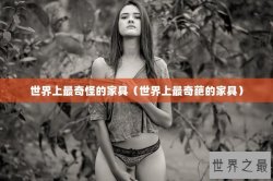 世界上最奇怪的家具（世界上最奇葩的家具）