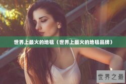 世界上最火的地毯（世界上最火的地毯品牌）