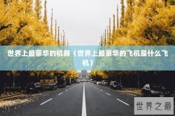 世界上最豪华的机器（世界上最豪华的飞机是什么飞机）