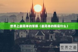 世界上最简单的军棋（最简单的棋是什么）