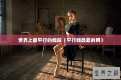 世界上最平行的线段（平行线最差的班）