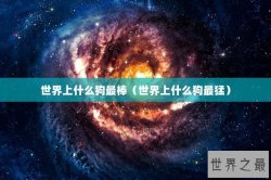 世界上什么狗最棒（世界上什么狗最猛）