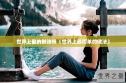 世界上最的做法吗（世界上最简单的做法）
