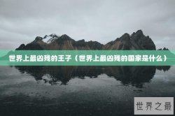 世界上最凶残的王子（世界上最凶残的国家是什么）