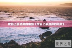 世界上最诡异的电路（世界上最诡异的短片）