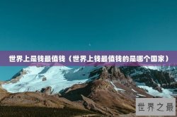 世界上是钱最值钱（世界上钱最值钱的是哪个国家）