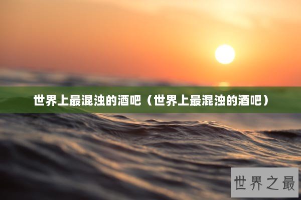 世界上最混浊的酒吧（世界上最混浊的酒吧）