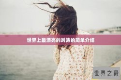 世界上最漂亮的刘涛的简单介绍