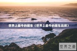 世界上最牛的罐车（世界上最牛的罐车品牌）