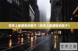 世界上最便宜的猴子（世界上最便宜的猴子）