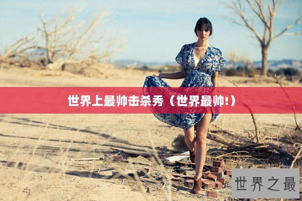 世界上最帅击杀秀（世界最帅!）