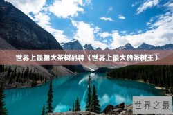 世界上最粗大茶树品种（世界上最大的茶树王）