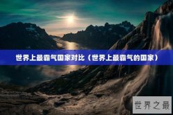 世界上最霸气国家对比（世界上最霸气的国家）