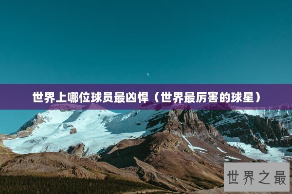 世界上哪位球员最凶悍(世界最厉害的球星) 世界上哪位球员最凶悍(世界最厉害的球星)