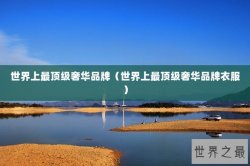 世界上最顶级奢华品牌（世界上最顶级奢华品牌衣服）