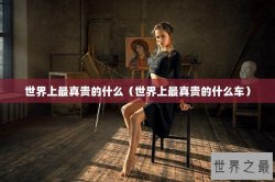 世界上最真贵的什么（世界上最真贵的什么车）