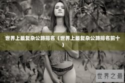 世界上最复杂公路排名（世界上最复杂公路排名前十）
