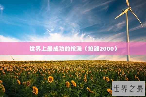 世界上最成功的抢滩（抢滩2000）