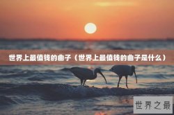 世界上最值钱的曲子（世界上最值钱的曲子是什么）