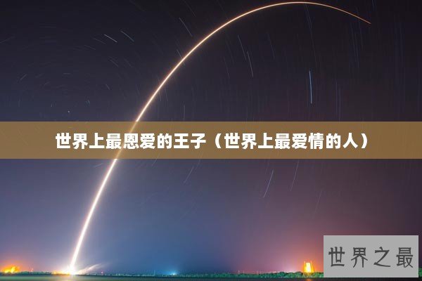 世界上最恩爱的王子（世界上最爱情的人）