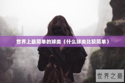 世界上最简单的球类（什么球类比较简单）