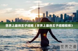 世界上最帅王子结婚（世界上最帅王子结婚视频）