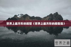 世界上最方形的脸型（世界上最方形的脸型是）
