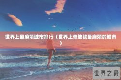 世界上最麻烦城市排行（世界上修地铁最麻烦的城市）