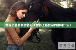世界上最复杂的化石（世界上最复杂的画叫什么）