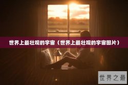 世界上最壮观的宇宙（世界上最壮观的宇宙图片）