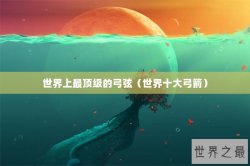 世界上最顶级的弓弦（世界十大弓箭）