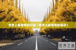 世界上最奇怪的白酒（世界上最奇怪的酒店）