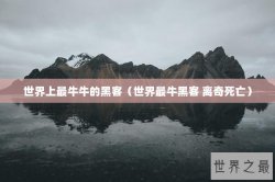世界上最牛牛的黑客（世界最牛黑客 离奇死亡）