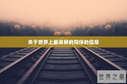 关于世界上最诡异的同伴的信息