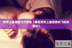 世界上最危险飞行场地（播放世界上最危险的飞机的图片）
