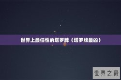 世界上最任性的塔罗牌（塔罗牌最凶）