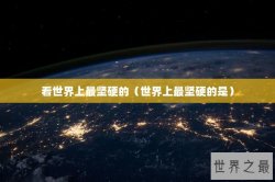 看世界上最坚硬的（世界上最坚硬的是）