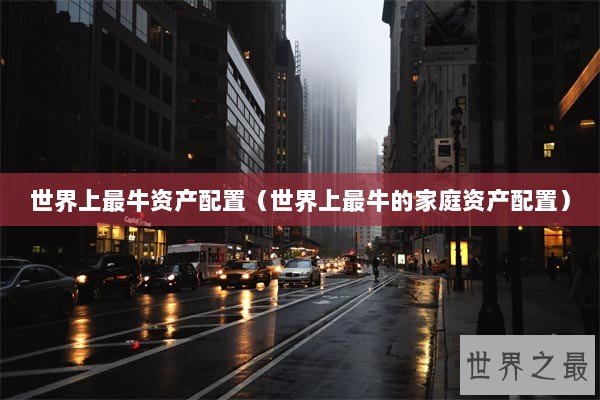 世界上最牛资产配置（世界上最牛的家庭资产配置）