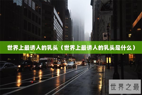 世界上最诱人的乳头（世界上最诱人的乳头是什么）