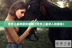 世界上最艳丽的食物（世界上最诱人的食物）
