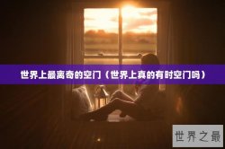 世界上最离奇的空门（世界上真的有时空门吗）