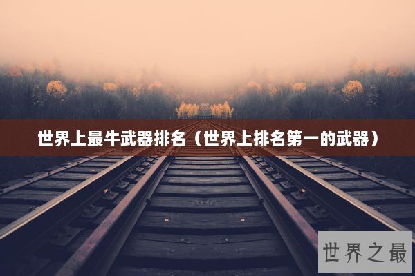 世界上最牛武器排名（世界上排名第一的武器）