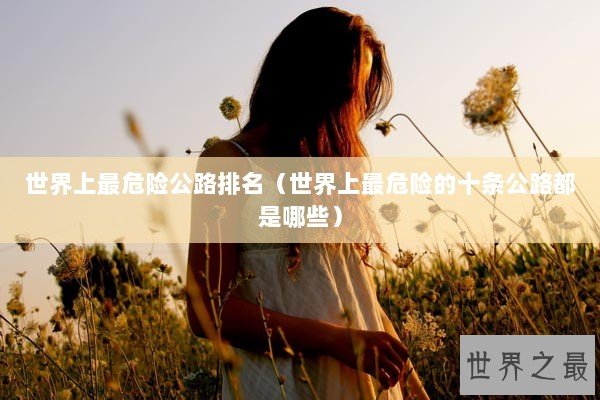 世界上最危险公路排名(世界上最危险的十条公路都是哪些) 世界上最危险公路排名(世界上最危险的十条公路都是哪些)