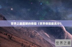 世界上最震撼的体操（世界体操最高分）