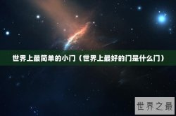 世界上最简单的小门（世界上最好的门是什么门）