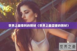 世界上最锋利的钢材（世界上最坚硬的钢材）