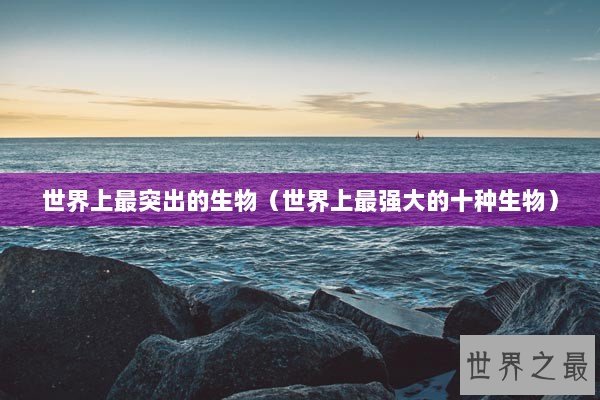 世界上最突出的生物（世界上最强大的十种生物）