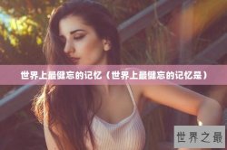 世界上最健忘的记忆（世界上最健忘的记忆是）