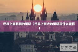 世界上最粘稠的蛋糕（世界上最大的蛋糕是什么蛋糕）